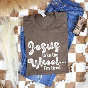 Bella Canvas Brown Graphic Tee